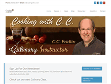 Tablet Screenshot of cookingwithcc.com